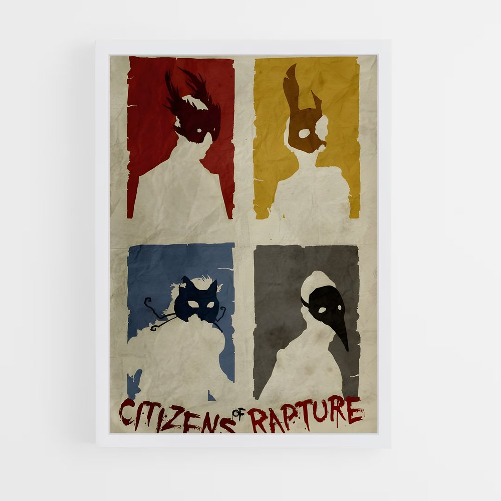 Poster L'Art d'Andrew Ryan – affiche Bioshock (vue 3)